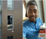 فٹبالر آف دی منتھ کو ڈرون کے ذریعے براستہ کھڑکی گھر پر ایوارڈ پہنچا دیا گیا