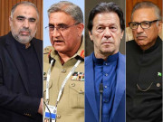 صدر وزیراعظم اور آرمی چیف کا اسپیکر قومی اسمبلی کو ٹیلی فون خیریت دریافت کی