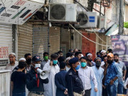 ایس او پی کی خلاف ورزی پر کئی مارکیٹیں سیل متعدد دکاندار گرفتار