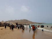 ساحلی مقامات بند ہونے پر شہری مبارک ولیج کا رخ کرنے لگے