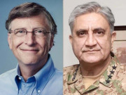 آرمی چیف اور بل گیٹس کے مابین ٹیلیفونک رابطہ