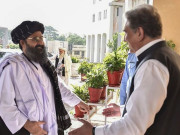 ملا عبدالغنی کی قیادت میں افغان طالبان وفد کی وزیر خارجہ شاہ محمود قریشی سے ملاقات