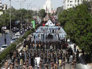 ملک بھر میں 9 محرم کے ماتمی جلوس اختتام پزیر سیکیورٹی انتہائی سخت