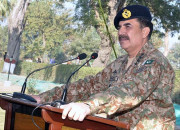 آرمی چیف کاسلیمانکی سیکٹر کادورہغازیوں سے ملاقات