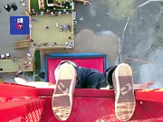 52 فٹ کی بلندی سے اْلٹا لٹک کر چھلانگ لگانے کا مظاہرہ 