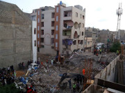 بارش کا پانی جمع رہنے سے درجنوں عمارتیں کمزور ہوگئیں