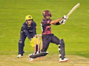 انگلش ٹی ٹوئنٹی بلاسٹ بابر اعظم کی گلیمورگن کے خلاف سنچری