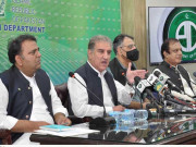 نواز شریف کا بیانیہ ملک دشمنوں سے مل رہا ہے وفاقی وزرا