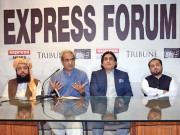 ’’لانگ مارچ حکومت کو بہالے جائیگا‘‘ ’’اپوزیشن سے خطرہ نہیں‘‘ ایکسپریس فورم