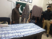 پٹرول پمپس اور مارکیٹوں میں جعلی نوٹ چلانے والا گروہ گرفتار