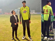 ساڑھے7 فٹ کا مدثر دنیا کا طویل قامت بولر بننے کا خواہاں