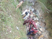 صوبائی وزیر شوکت یوسف زئی کے قافلے میں شامل گاڑی کھائی میں جا گری