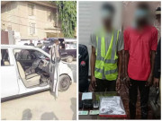 نارتھ ناظم آباد میں لڑکی کے قتل میں ملوث دو ملزمان فوٹیج کی مدد سے گرفتار