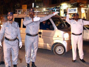 کراچی میں ٹریفک پولیس پر حملے کی دھمکیاں