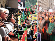 ملکی سیاسی تاریخ میں پہلی مرتبہ 3 صوبائی دارالحکومتوں میں اپوزیشن کے حکومت کیخلاف مظاہرے