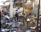 عراق گرجا گھروں پر بم دھماکے 40 افراد ہلاک 60 زخمی