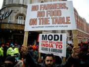 مودی سرکار کی کسان دشمن پالیسیوں پر دنیا بھر میں بھرپور احتجاج