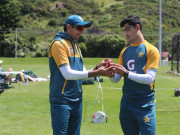 نیوزی لینڈ آمد کے بعد پاکستانی کرکٹرز نے ٹریننگ کا آغازکردیا