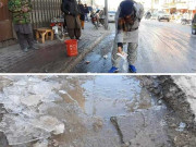 کوئٹہ میں شدید ٹھنڈ سے سڑکوں پر پانی جم گیا پھسلن سے27 افراد زخمی