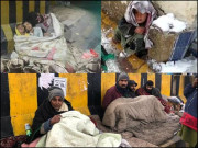 سرد موسم اور غربت کے مارے