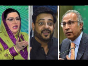 عامر لیاقت کا سینیٹ الیکشن میں حفیظ شیخ کو ووٹ دینے سے انکار فردوس کی شدید تنقید