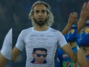 عمران طاہر کا وکٹ لینے پر شرٹ اتار کر دوست کو خراج عقیدت