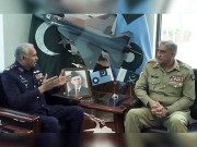 آرمی چیف سے ایئر چیف مجاہد انور خان کی الوداعی ملاقات
