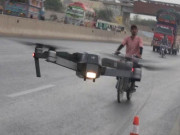 پاکستان میں پہلی بارڈرون ٹیکنالوجی کے ذریعے ٹریفک کی نگرانی کا آغاز