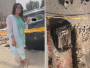 ہولناک حادثے میں خاتون معجزاتی طور پر محفوظ فوٹیج سامنے آگئی