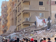 مصر میں رہائشی عمارت گرنے سے 18 افراد ہلاک 20 زخمی