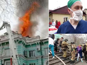 اسپتال میں آگ لگنے کے باوجود ڈاکٹر نے دل کا آپریشن جاری رکھ کر مریض کی جان بچالی