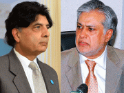 اسحاق ڈار اور چوہدری نثار علی خان کی اسمبلی رکنیت ختم ہونے کا امکان