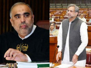 شاہد خاقان عباسی پارلیمانی آداب بھول گئے اسپیکر کو جوتا مارنے کی دھمکی