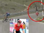 اٹالین سائیکل ریس سلووینین رائیڈر موہورک خوفناک حادثے کا شکار