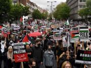 برطانیہ میں متعصب شخص نے فلسطین کے حق میں ریلی پر گاڑی چڑھا دی