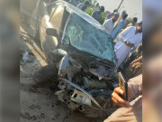 پشاوررنگ روڈ پرٹریفک حادثہ 4 افراد جاں بحق اور 11 زخمی