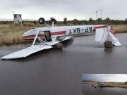 اسلام آباد ایئرپورٹ پر تیزہواؤں اور بارش سے طیارہ الٹ گیا