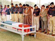 شہید پولیس افسر کی نماز جنازہ میں آئی جی کی شرکت