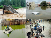 بھارت اور بنگلادیش میں بارشوں اور سیلاب نے تباہی مچادی