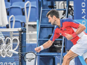 اولمپکس جوکووچ میڈل سے محروم رہ گئے غصے میں ریکٹ توڑ دیا