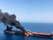 اسرائیلی آئل ٹینکر پر حملہ ایرانی ساختہ ڈرون سے کیا گیا امریکا