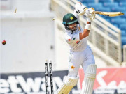 کنگسٹن ٹیسٹ پاکستانی ٹیم پہلی اننگز میں 217 رنز بنا کر آؤٹ