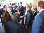 افغان رہنماؤں کی وزارت خارجہ میں شاہ محمود قریشی سے ملاقات