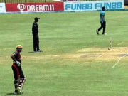 وہاب ریاض کی گیند کو وائیڈ قرار نہ دینے پر کیرون پولارڈ ناراض