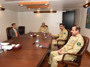 آرمی چیف کا آئی ایس آئی ہیڈ کوارٹرز کا دورہ افغانستان کی صورتحال پر بریفنگ