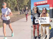 امریکی شہری نے اپنی 48 ویں میراتھن ریس ڈاکٹر عافیہ کے نام کردی