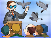 سیاستدان کبوتر اور موٹو دادا