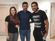 ثانیہ اوراعصام کی ایک ساتھ ٹینس پریکٹس