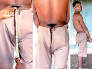 14انچ لمبی دم والا بھارتی شہری