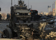 کابل میں اتحادی فوج کے قافلے کے قریب خودکش حملہ 2 امریکی شہری ہلاک